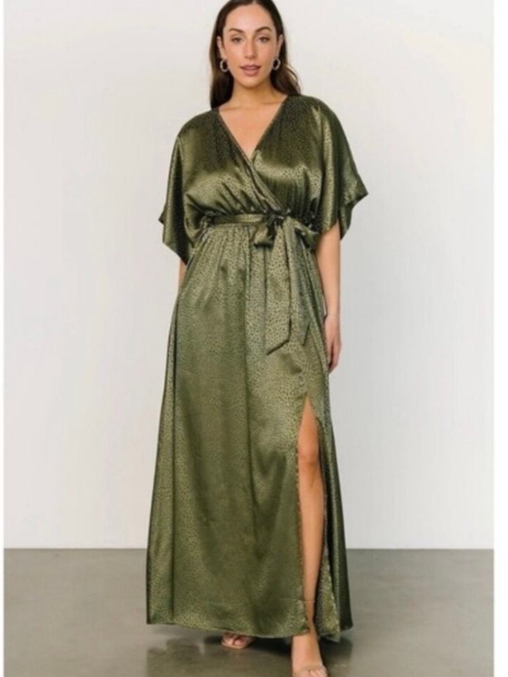 Baltic Born Green Savannah Kimono Maxi Dress - Size XS